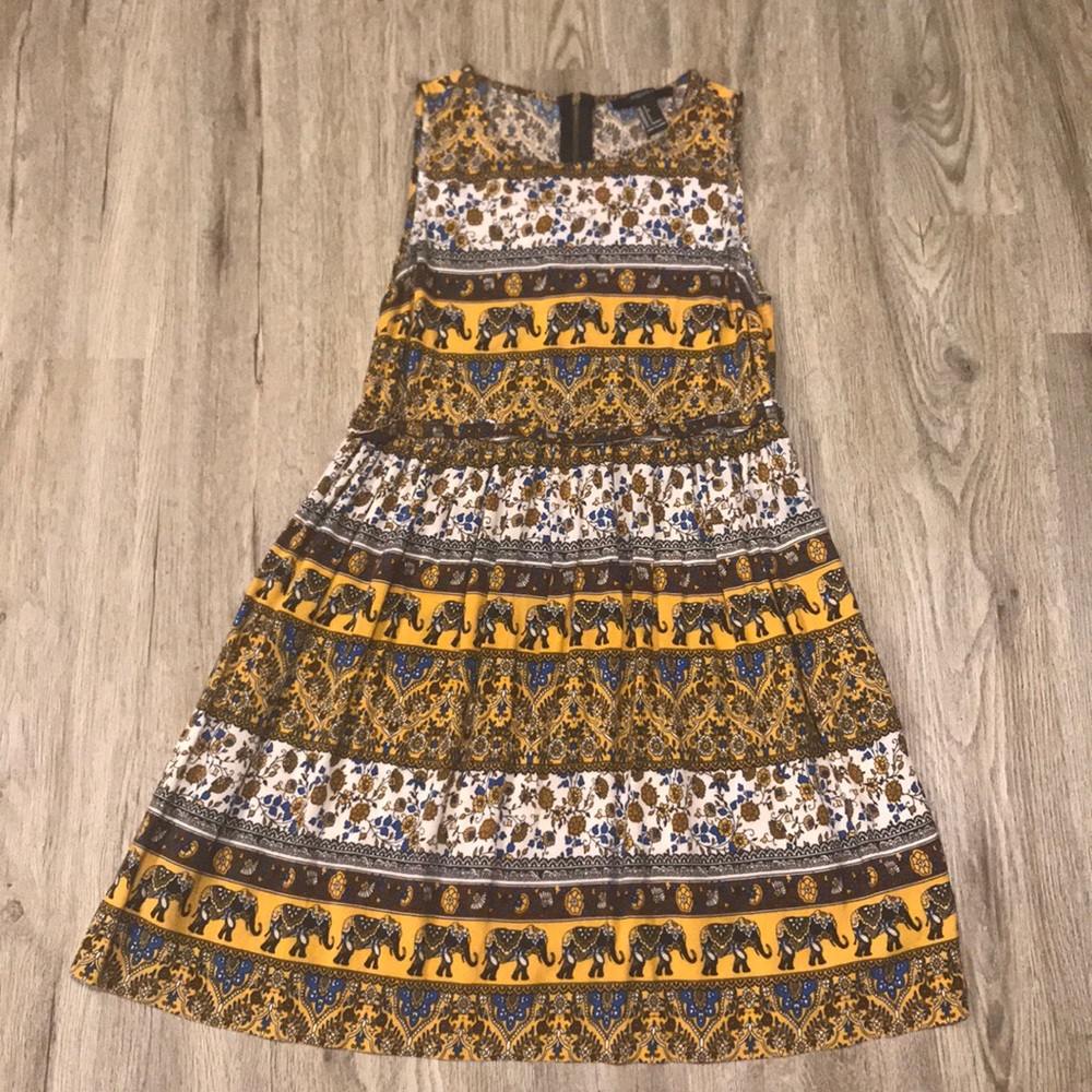 Fun elephant print dress